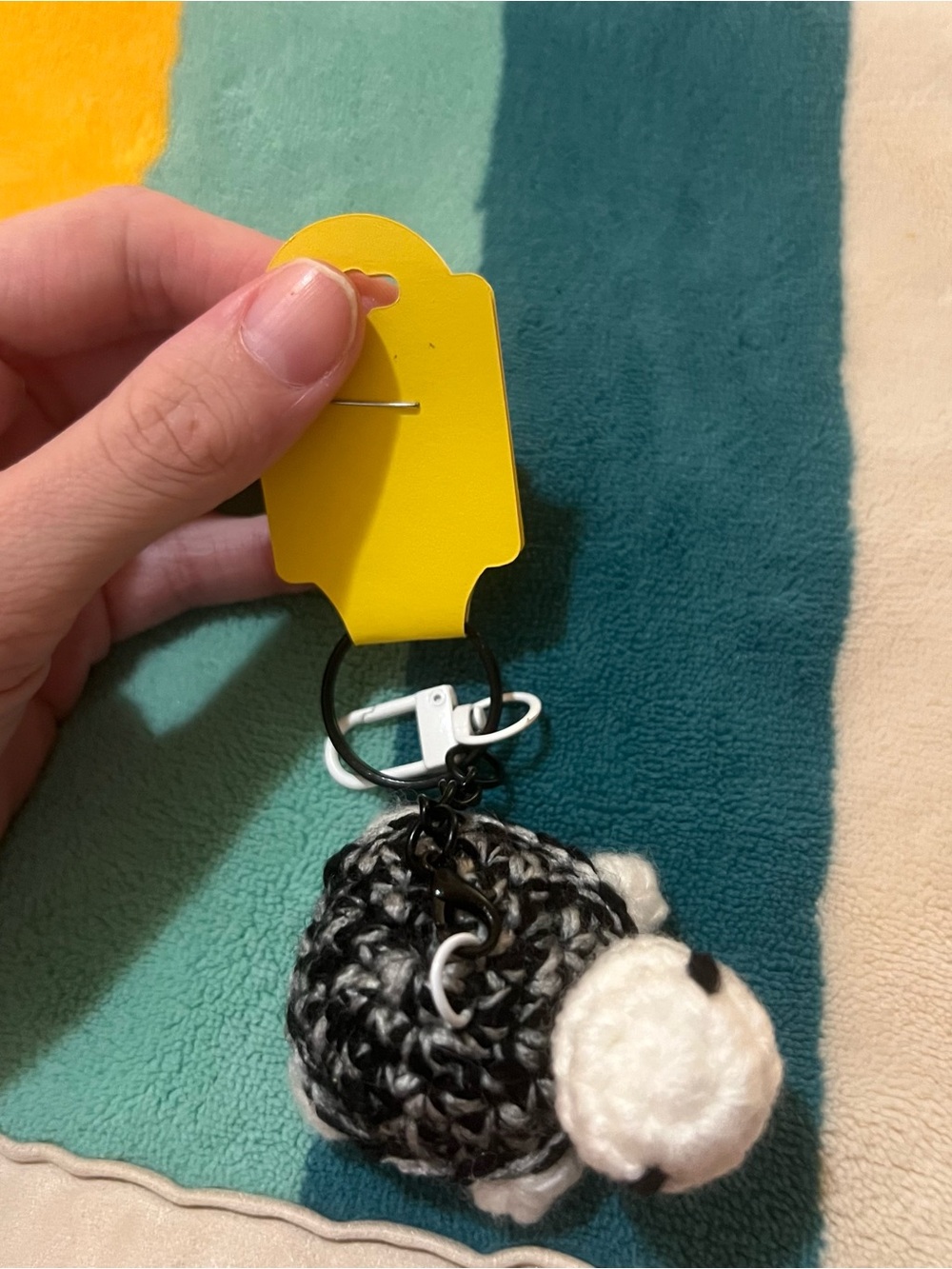 Crocheted Turtle Keychain 🐢 - Picture 7 of 7